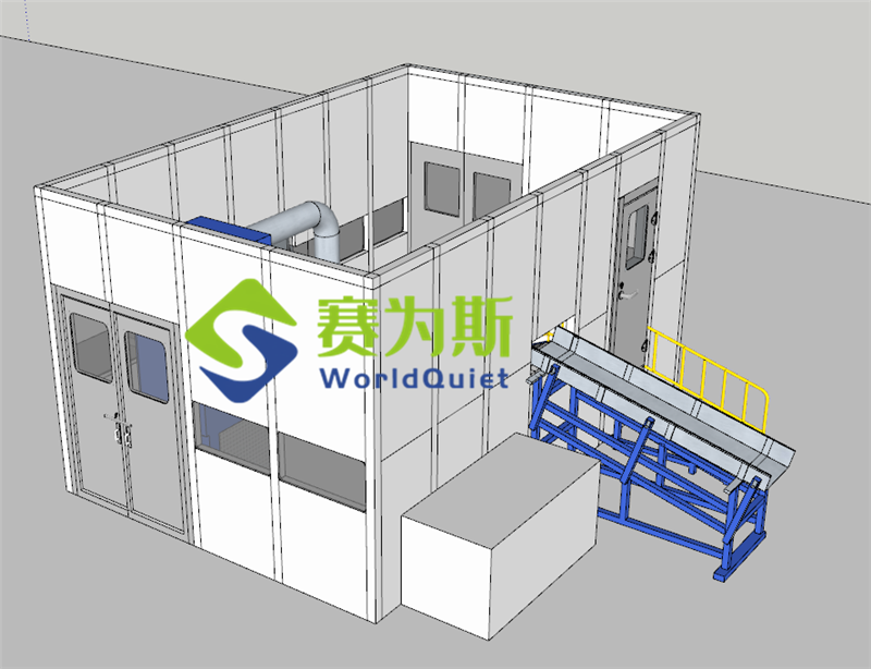生產線設備隔聲工程-蘇州蘭蒂奇生產線噪聲治理