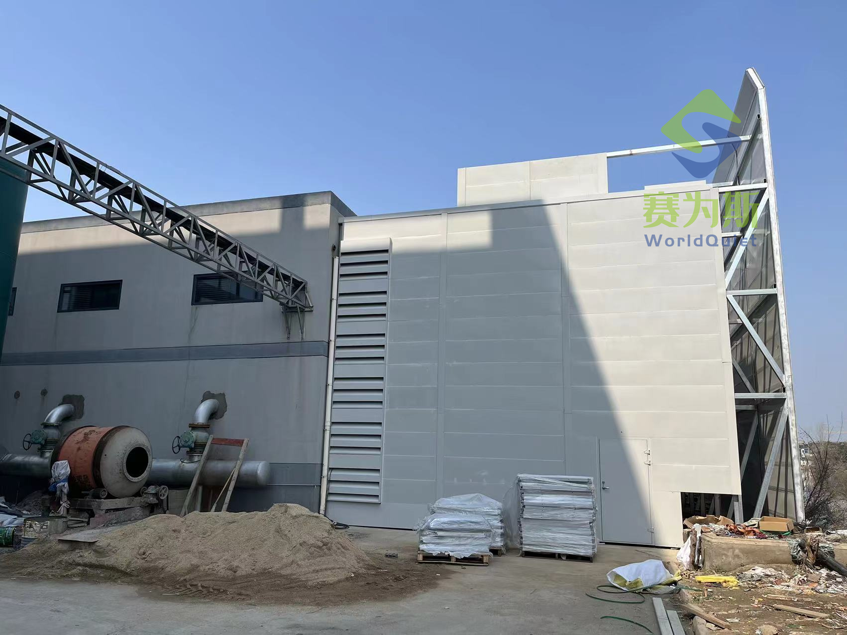 京正新材料冷卻塔隔聲降噪處理工程